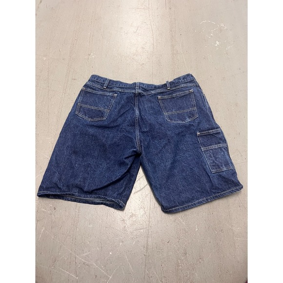 Genuine Dickies Washed Denim Shorts Mens Blue 9" Inseam Loose Fit Classic - 42 - Picture 5 of 8